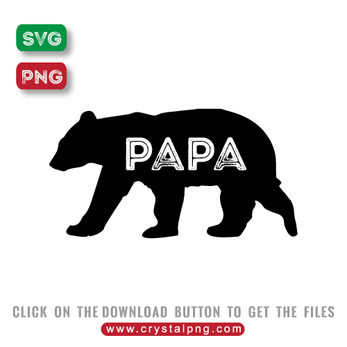 Papa Bear SVG - Free SVG Files