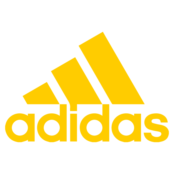 Adidas yellow color logo in png transparent hd file