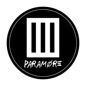 Paramore band logo black and white in circle for website and print only for personal use