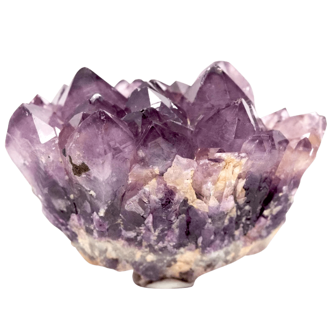 Amethyst Crystal- HD purple cluster transparent background png free download