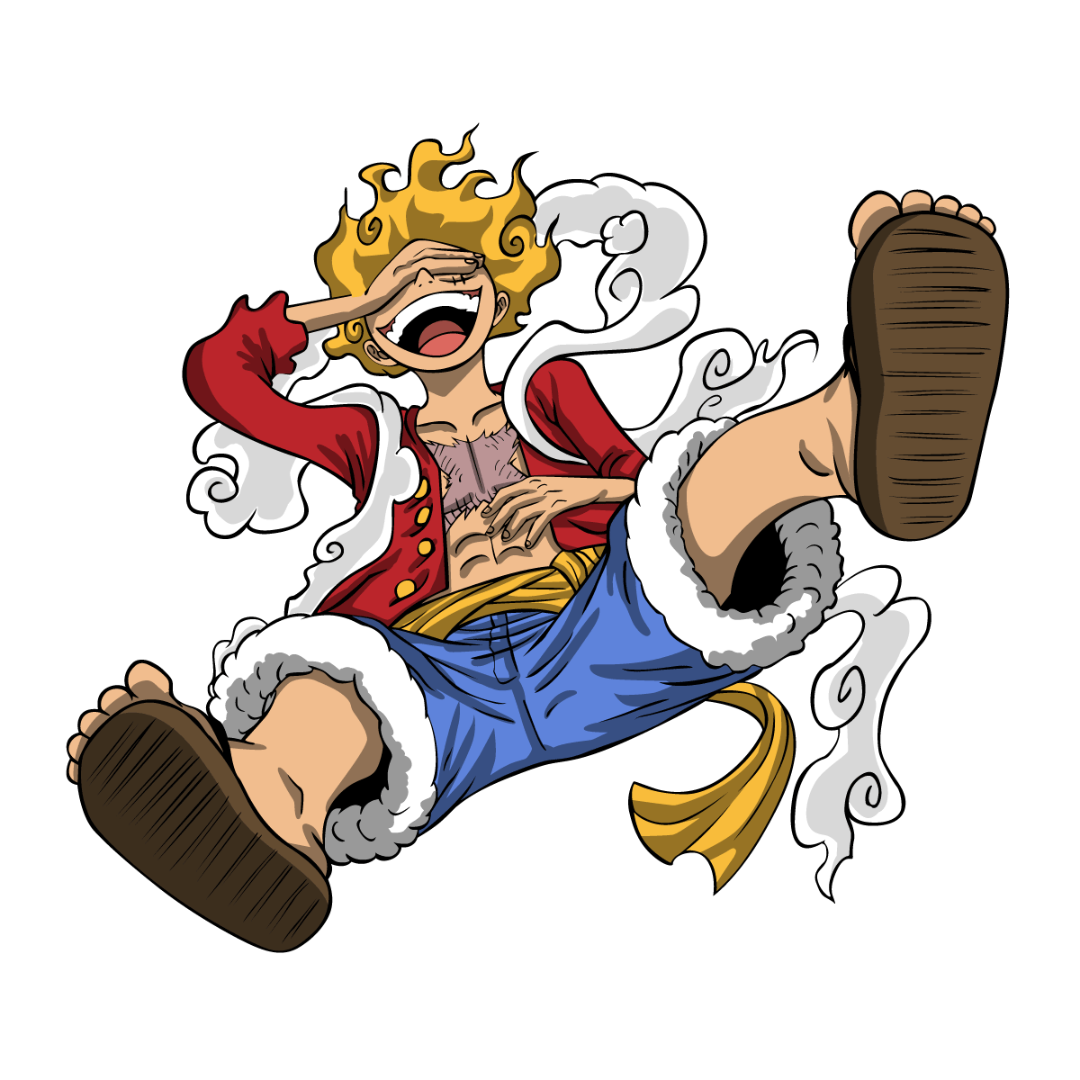 Gear 5 Luffy with logo