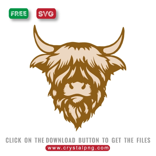 Highland Cow SVG - (FREE Download)