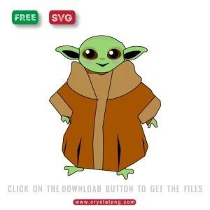 Baby Yoda SVG Vector File