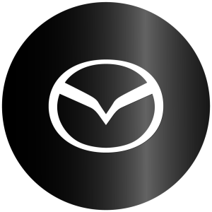 new mazda logo- black white hd transparent png free download
