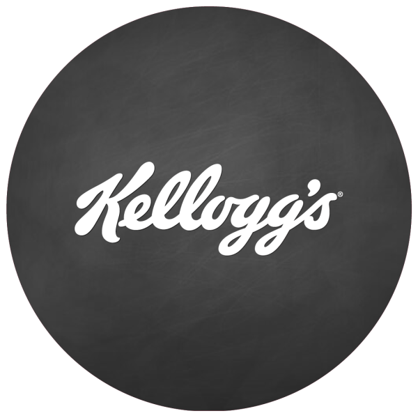 kelloggs logo- black white hd transparent free download