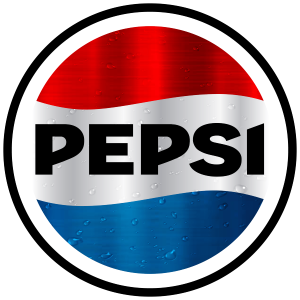 pepsi logo png- transparent HD red blue black