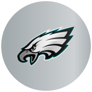 Philadelphia eagles logo- silver hd transparent png free download