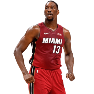 bam adebayo png- hd nba miami heat transparent background free download