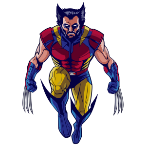wolverine png- hd cartoon character transparent background free download