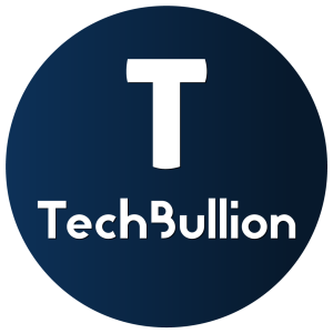 techbullion logo-hd tech news website blue color transparent background free download