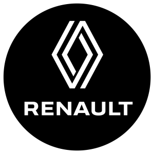 renault logo-hd png file background remove transparent file in black color circle