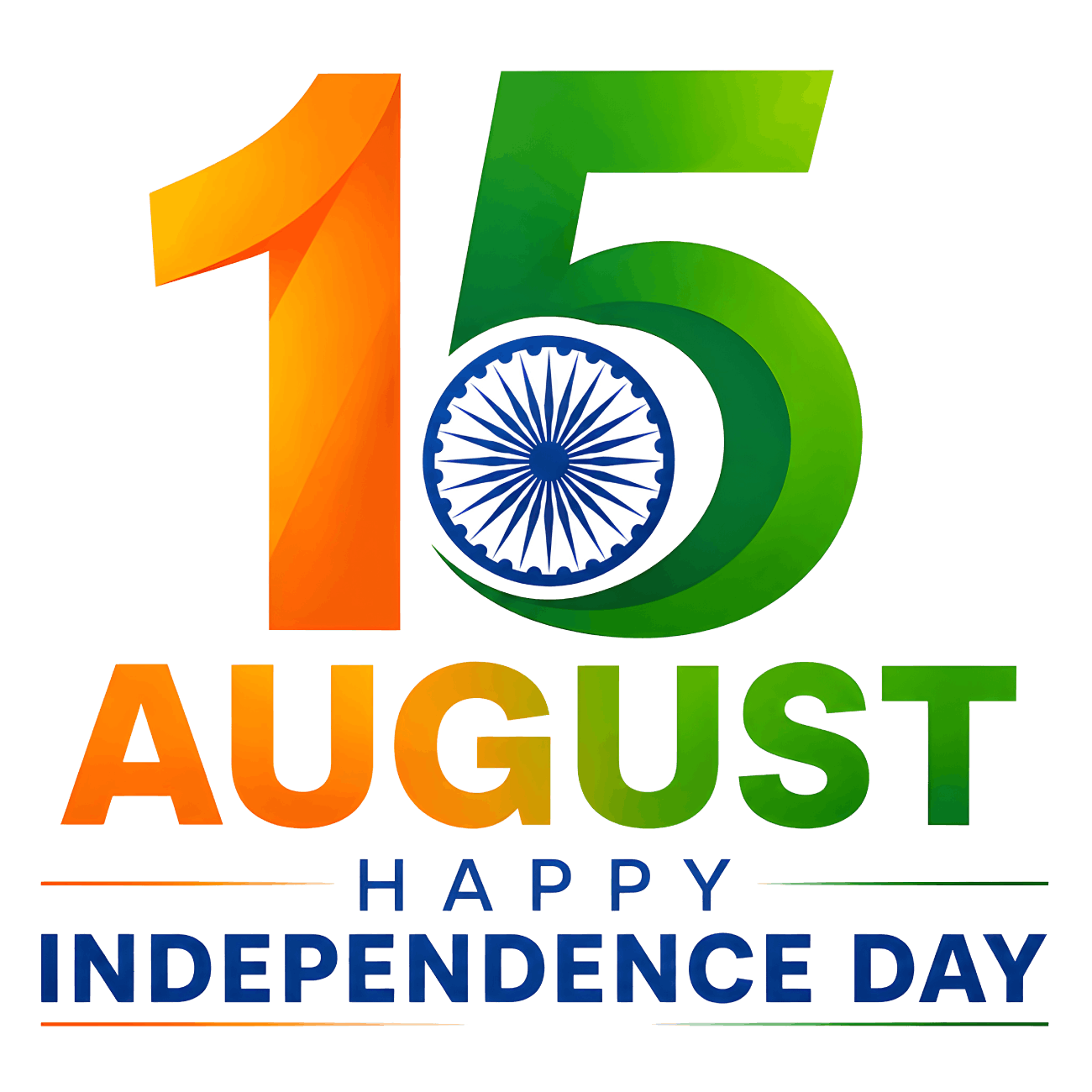 15 August India PNG- HD transparent background design free download