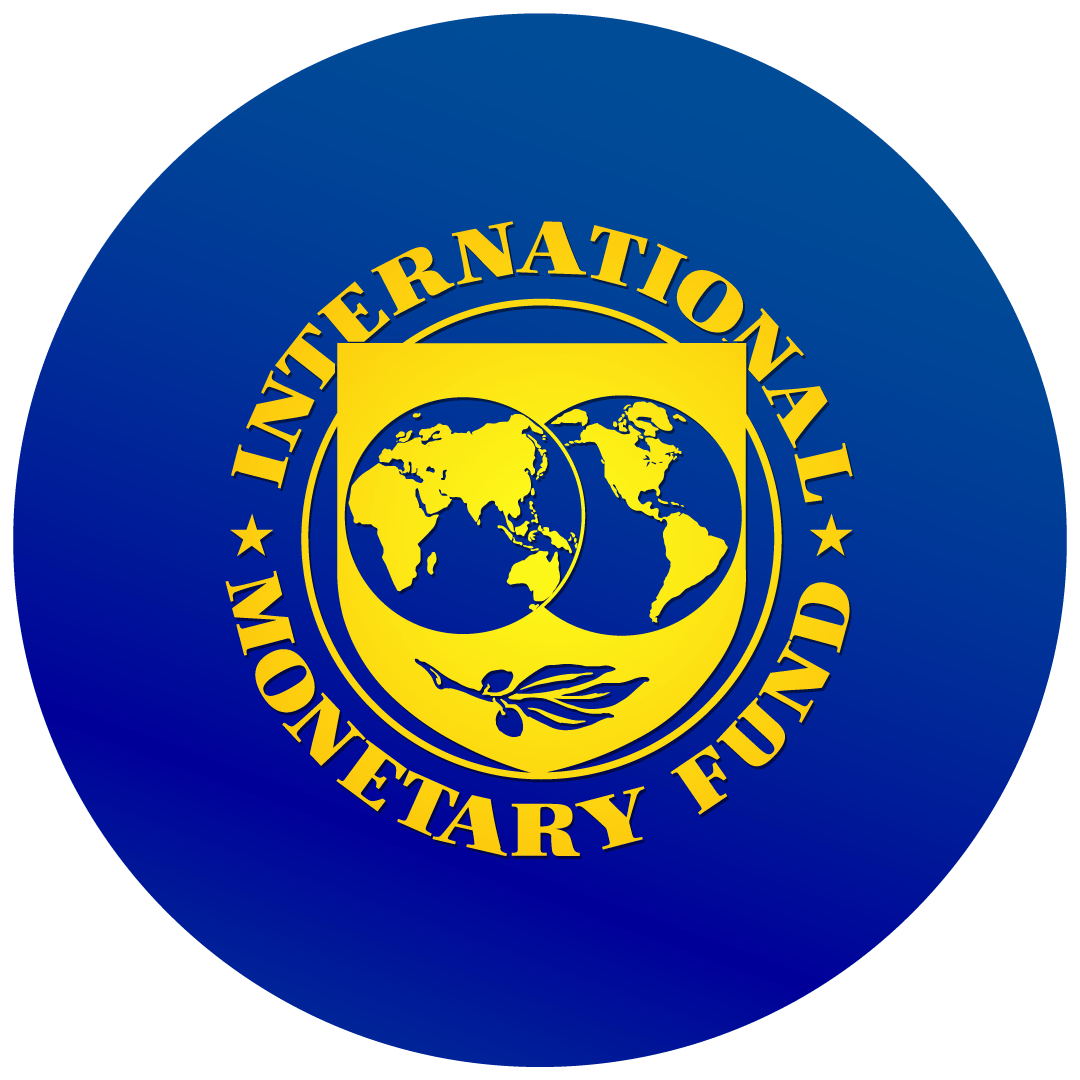 imf logo- international monetary fund HD blue transparent background png free download