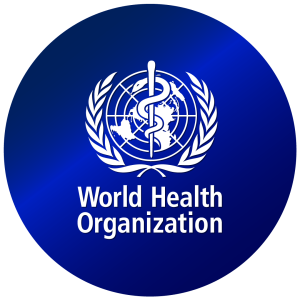 world health organization logo- WHO HD blue icon transparent background png free download