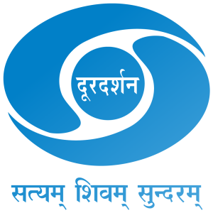 doordarshan logo- HD Indian channel blue icon transparent background free download