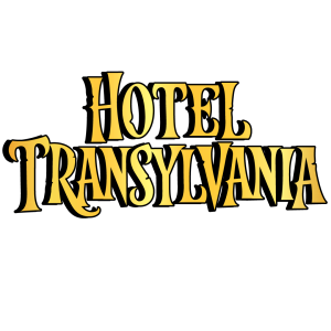 Hotel Transylvania Logo- American franchise HD gold transparent png free download