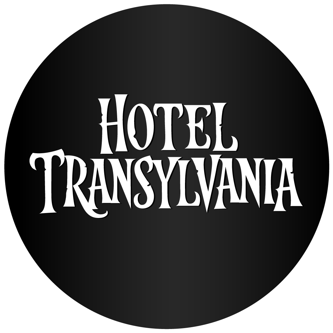Hotel Transylvania logo- HD black and white transparent background free download