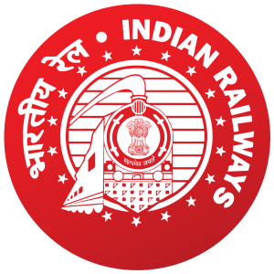 indian railways logo- HD red transparent background PNG free download