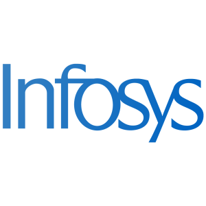 infosys logo- HD blue 4K indian tech company transparent icon png free download