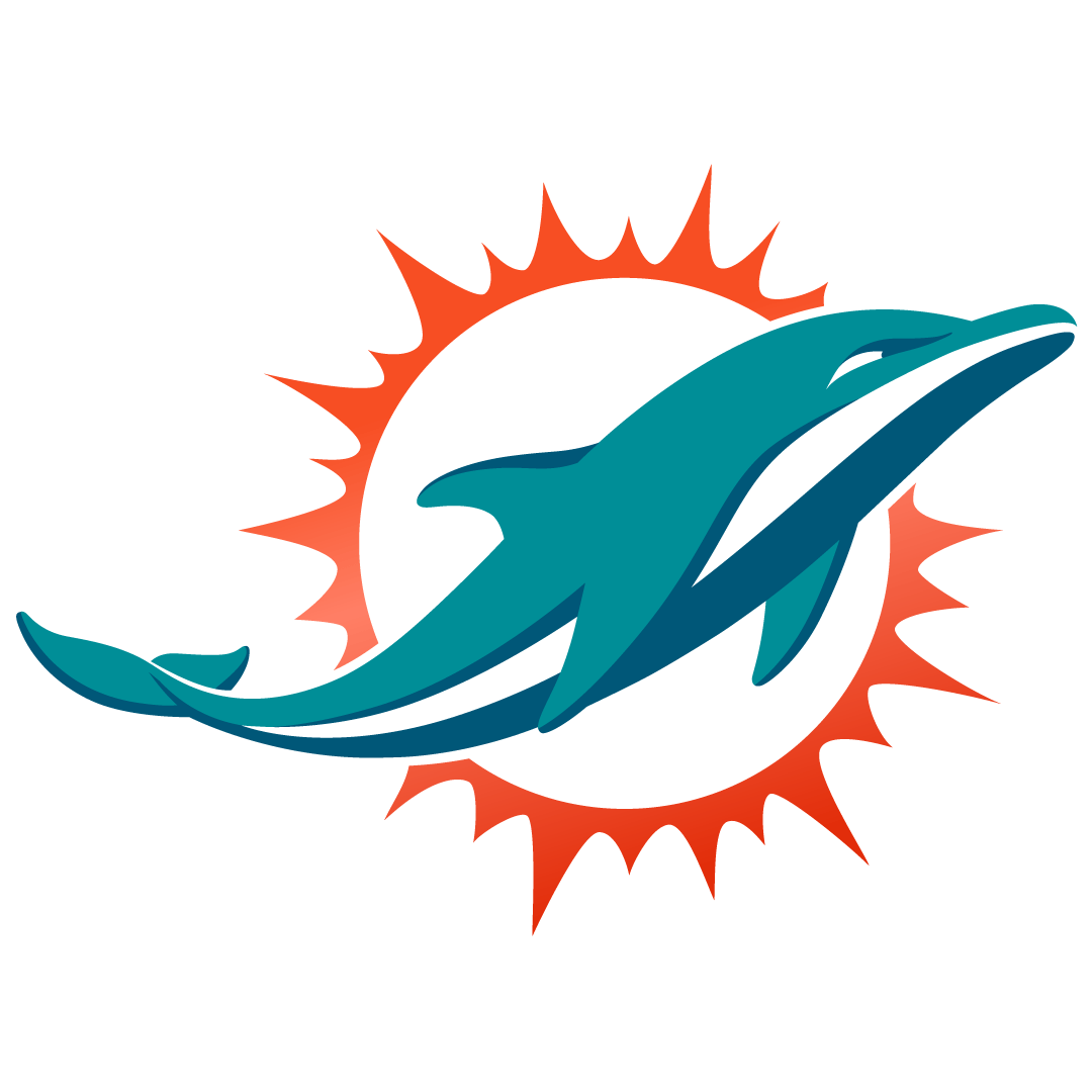 miami dolphins logo- American football team HD transparent background png free download