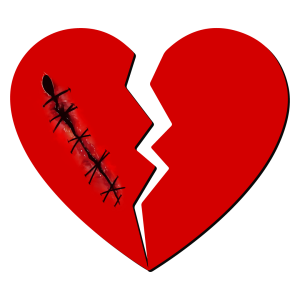 broken heart png- red sad heartbroken transparent background free download