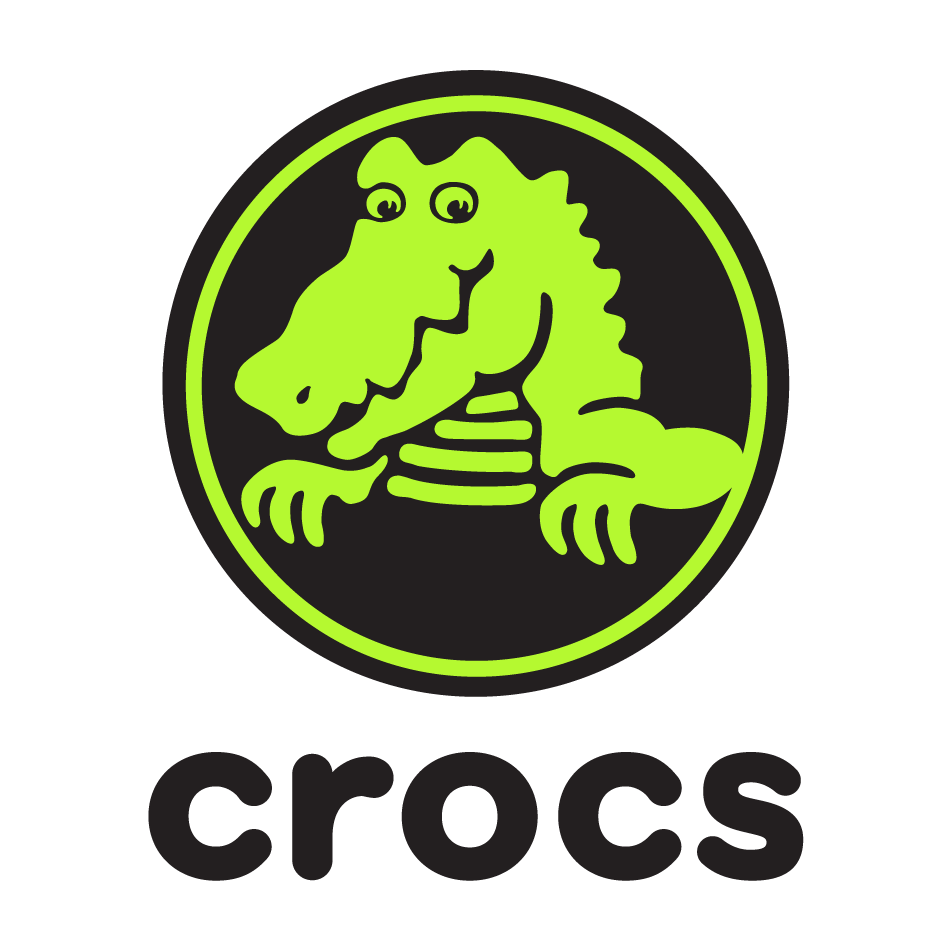 crocs logo- American footwear brand HD transparent background png free download