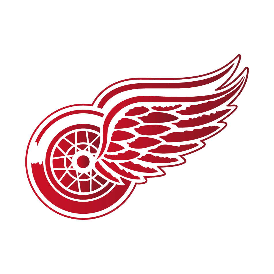 detroit red wings logo- red ice hockey team HD transparent background free download