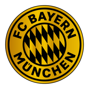 Bayern Munich Logo- HD golden german football team transparent background free download