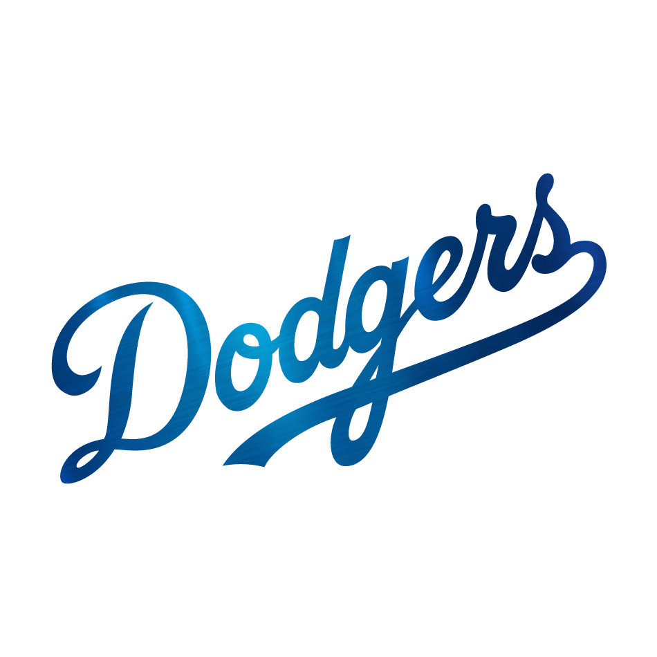 los angeles dodgers logo- HD new blue color transparent png free download
