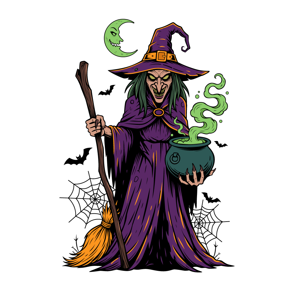 witch png- Halloween Wicked PNG HD transparent background free download