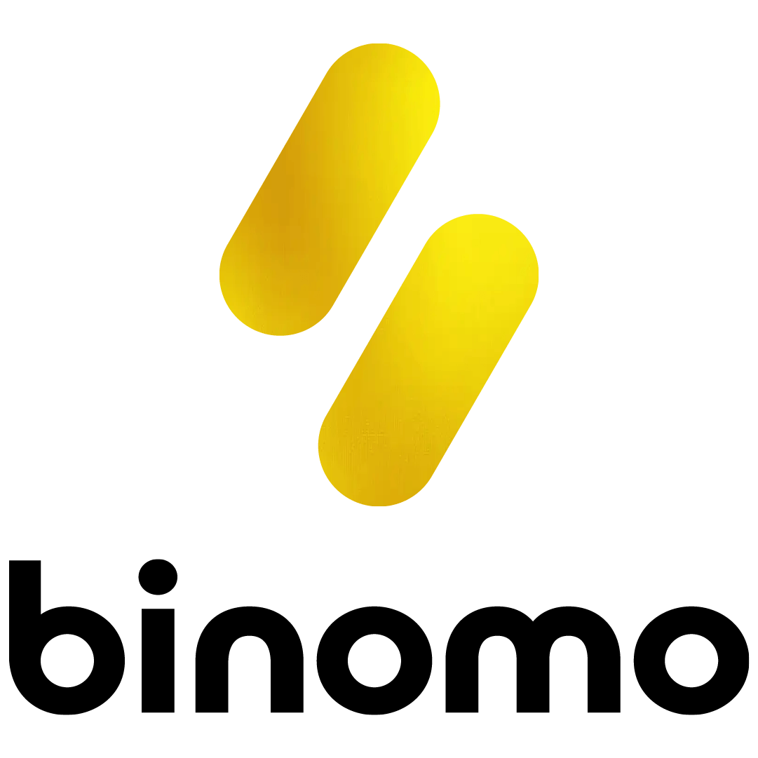 binomo logo-online trading platform hd transparent background free download