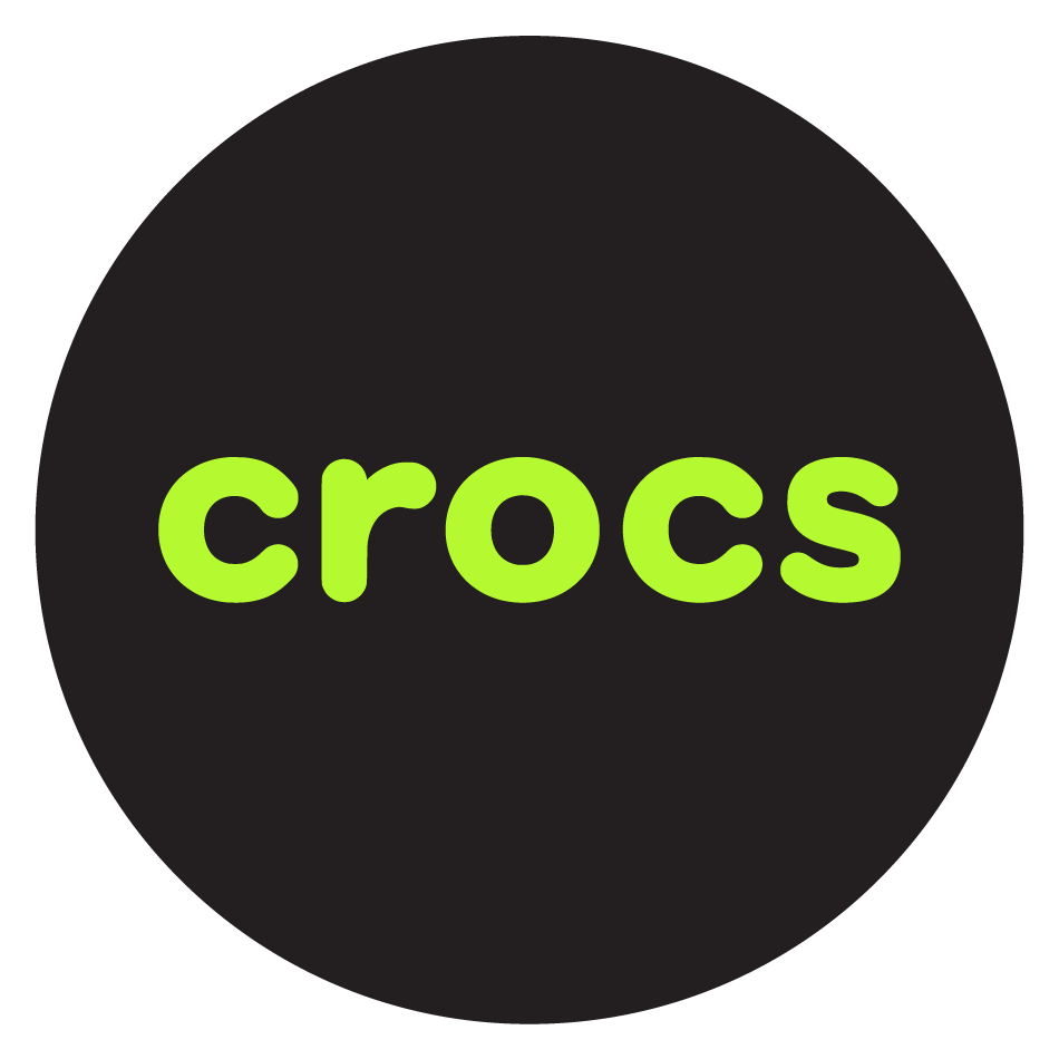 crocs logo- HD black transparent background png free download