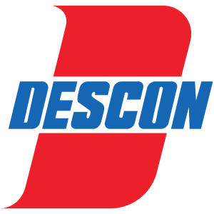 descon logo- HD red transparent background png free download