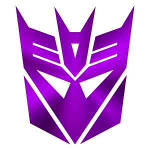 Decepticon Logo- Autobot purple gradient HD transparent background png free download