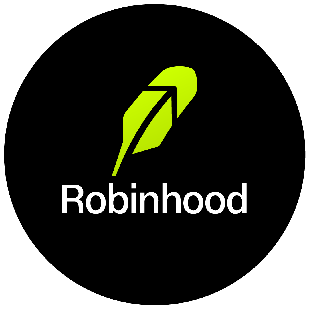 robinhood logo- American trading company HD transparent background black green png free download