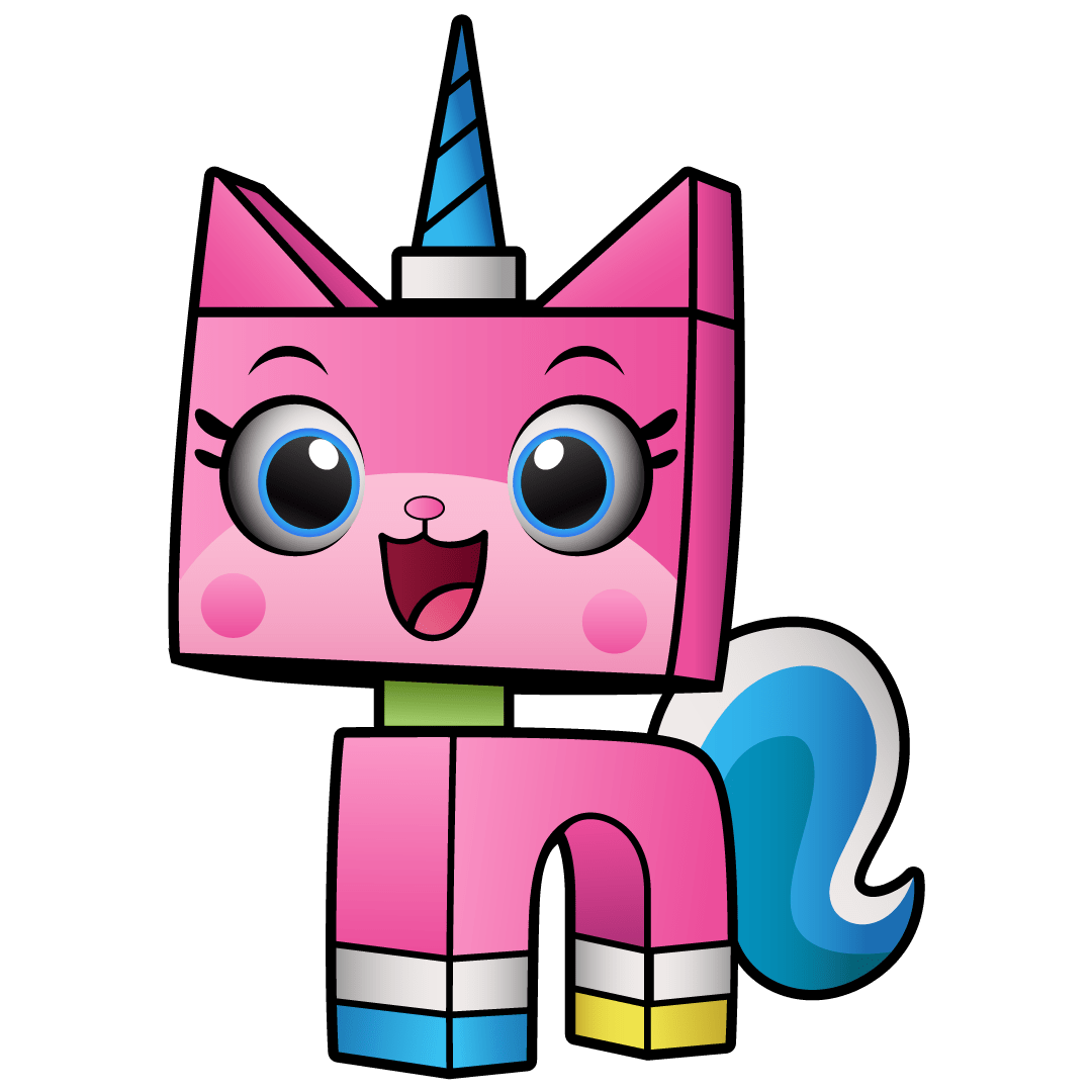 unikitty png- Animated cartoon character pink colors HD transparent background png free download