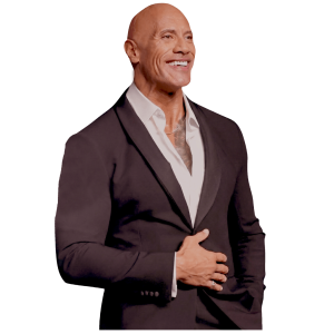 Dwayne Johnson PNG- The rock actor wrestler HD transparent background free download