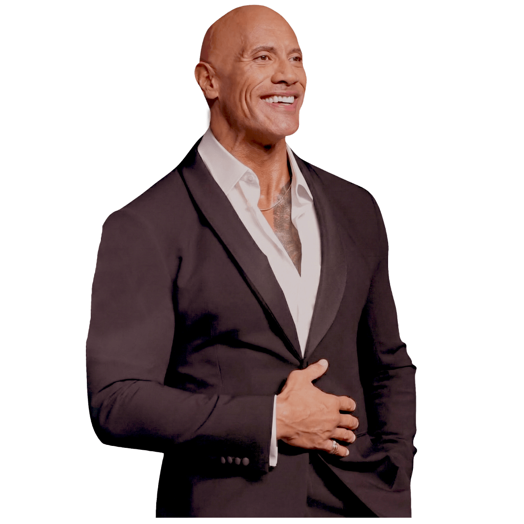 Dwayne Johnson PNG- The rock actor wrestler HD transparent background free download