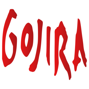 Gojira Logo- French Godzilla music band HD transparent background png free download
