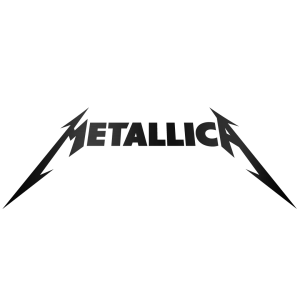 Metallica Logo- American heavy metal band HD transparent background png free download