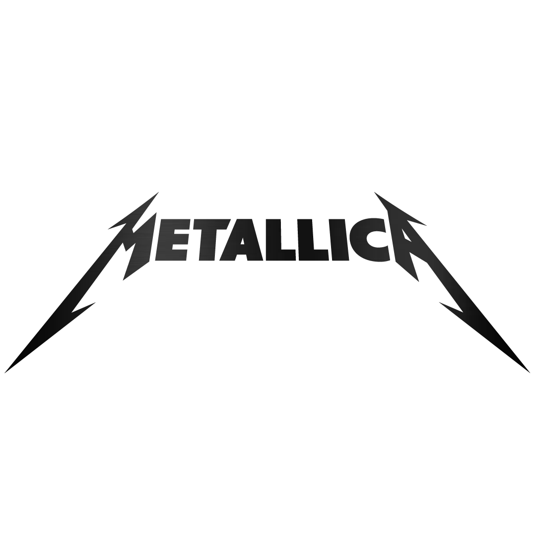 Metallica Logo- American heavy metal band HD transparent background png free download