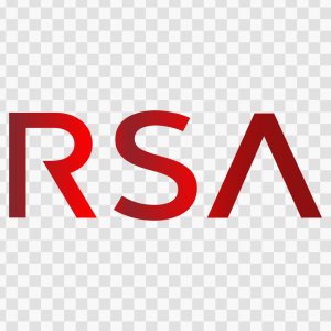RSA Security Logo- American computer company HD transparent background png free download