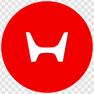 New Honda Logo- Red Honda HD transparent background png free download