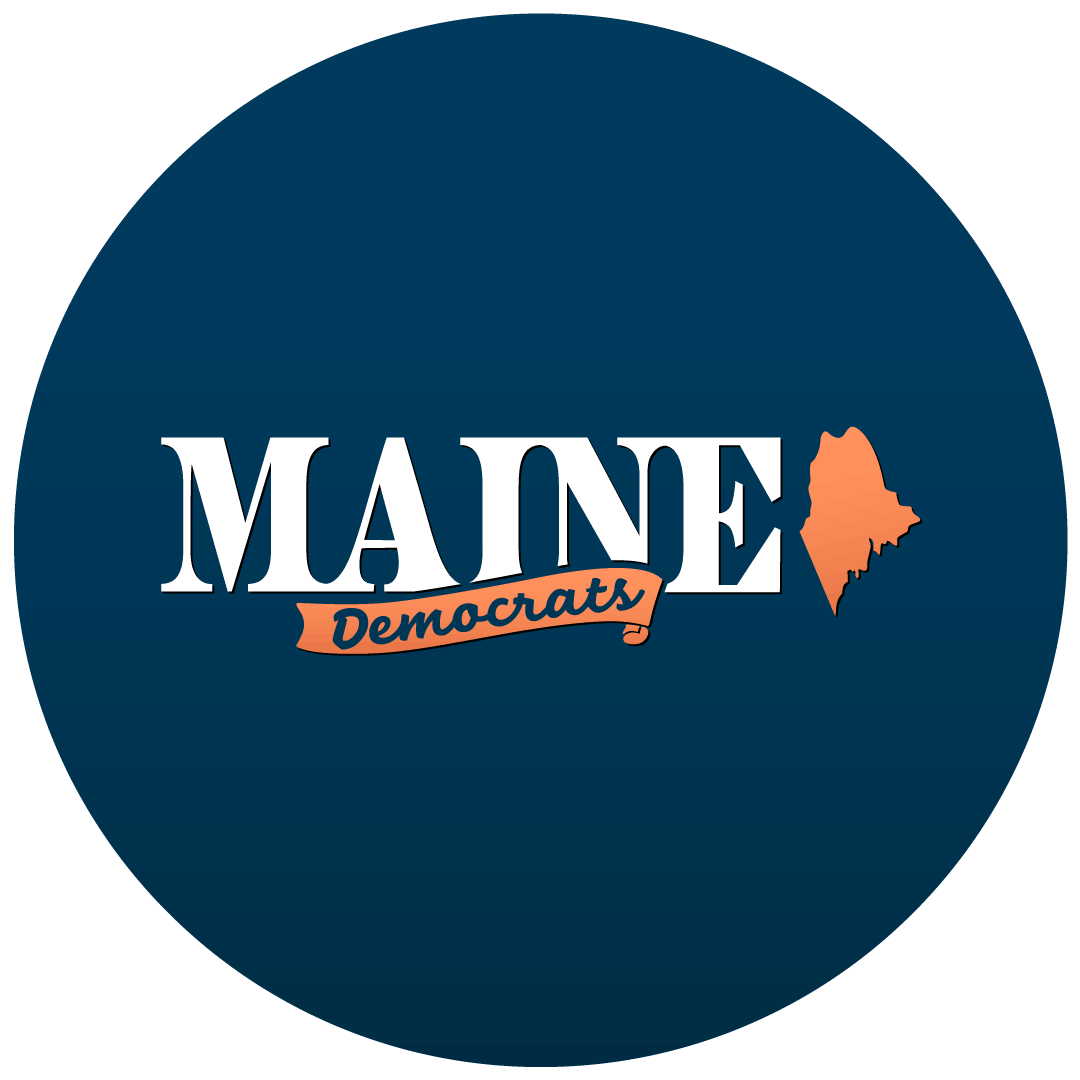 Maine Democratic Party Logo 2- HD circle gradient transparent background PNG free download
