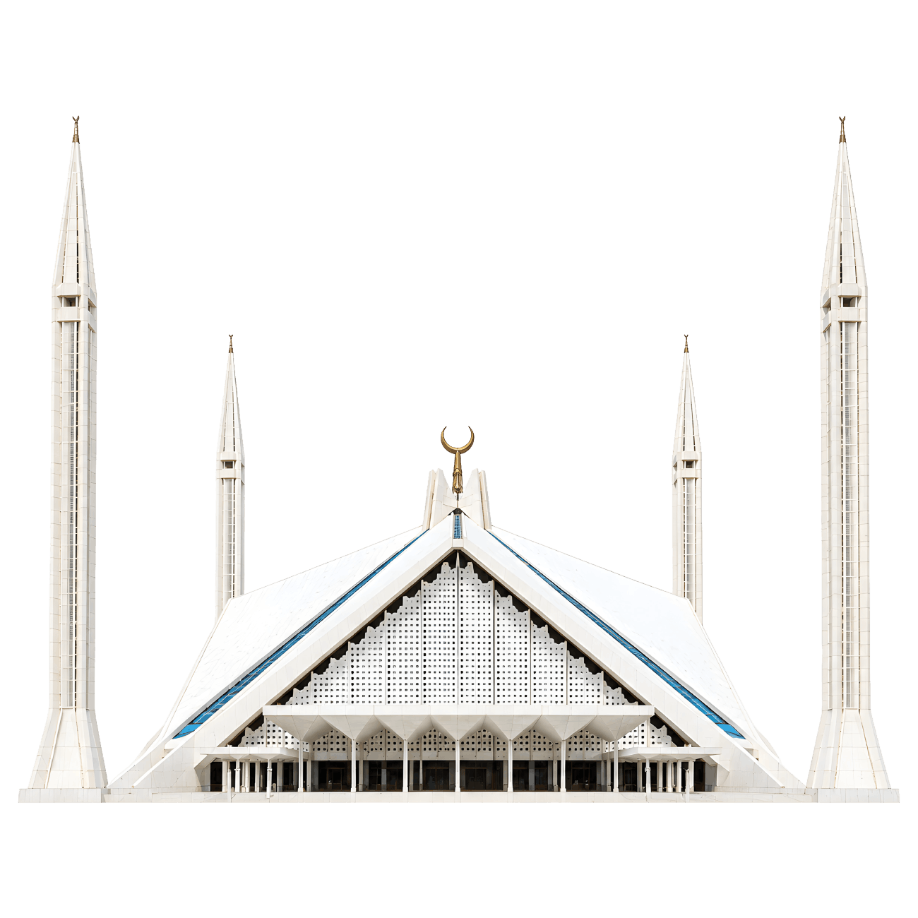 Faisal Mosque Islamabad PNG- Masjid HD transparent background image free download