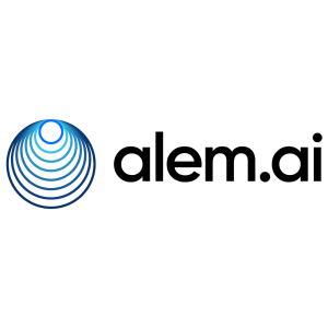 Alem AI Logo- HD blue transparent background PNG free download